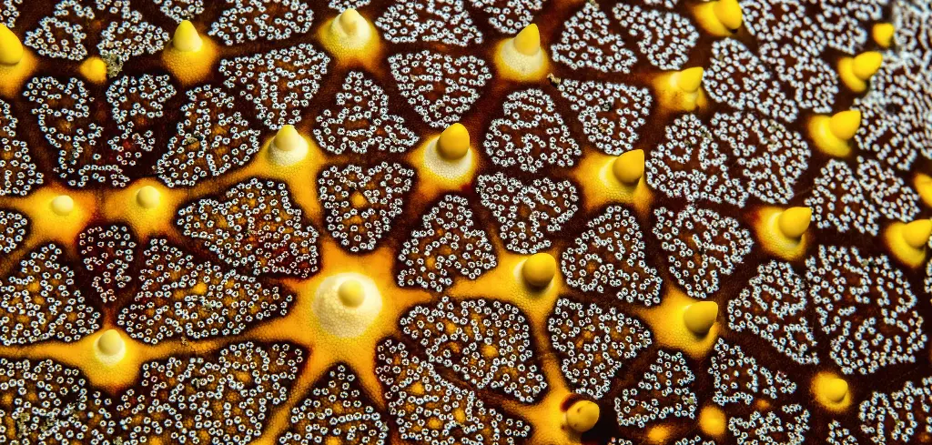 BK-XXL-Planet Ozean-Postkarte »Nahaufnahme eines Seesterns«