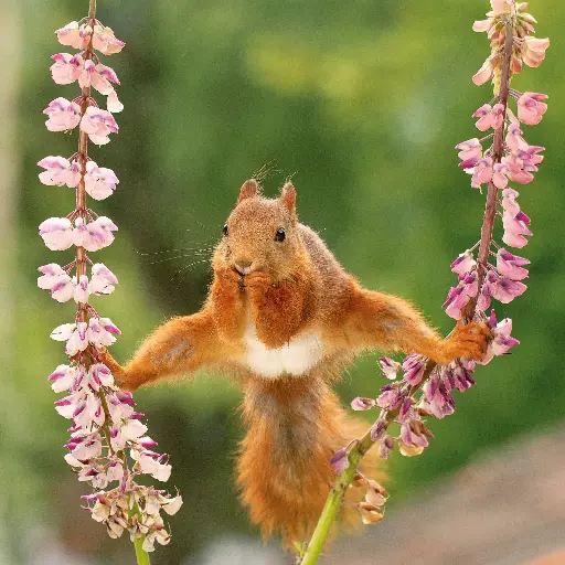 [GEO-DK-212142] GEO-Doppelkarte »Eichhörnchen«